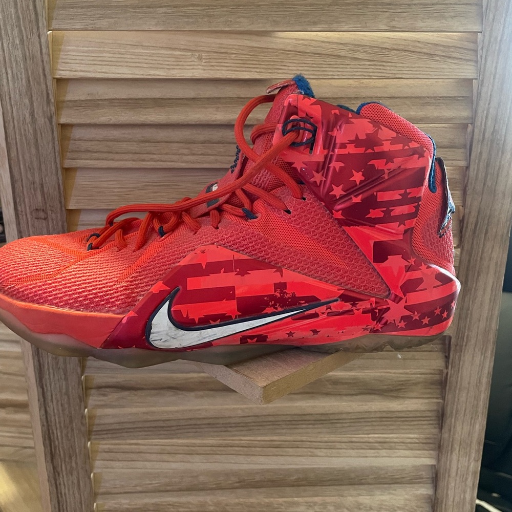 USA LIMTED EDITION Nike LeBron 12 Independence Day Sneakers